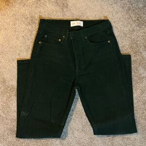 GAP Dark Green Straight Leg Pants